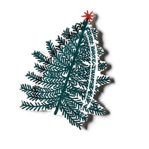 Coton Colors Merry Tree Platter